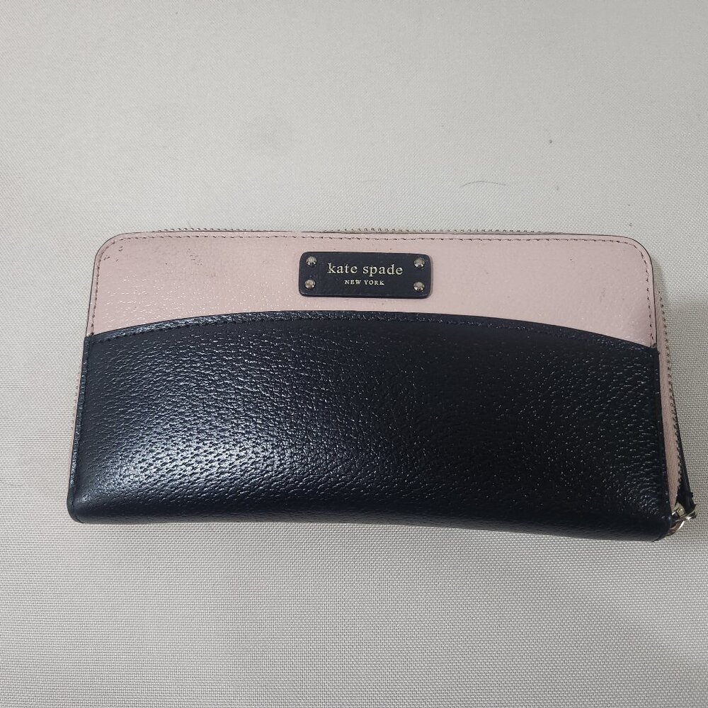 Kate Spade Pink and Black Wallet